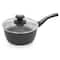 Oster 10-Piece Black and Gray Speckle Nonstick Aluminum Cookware Set